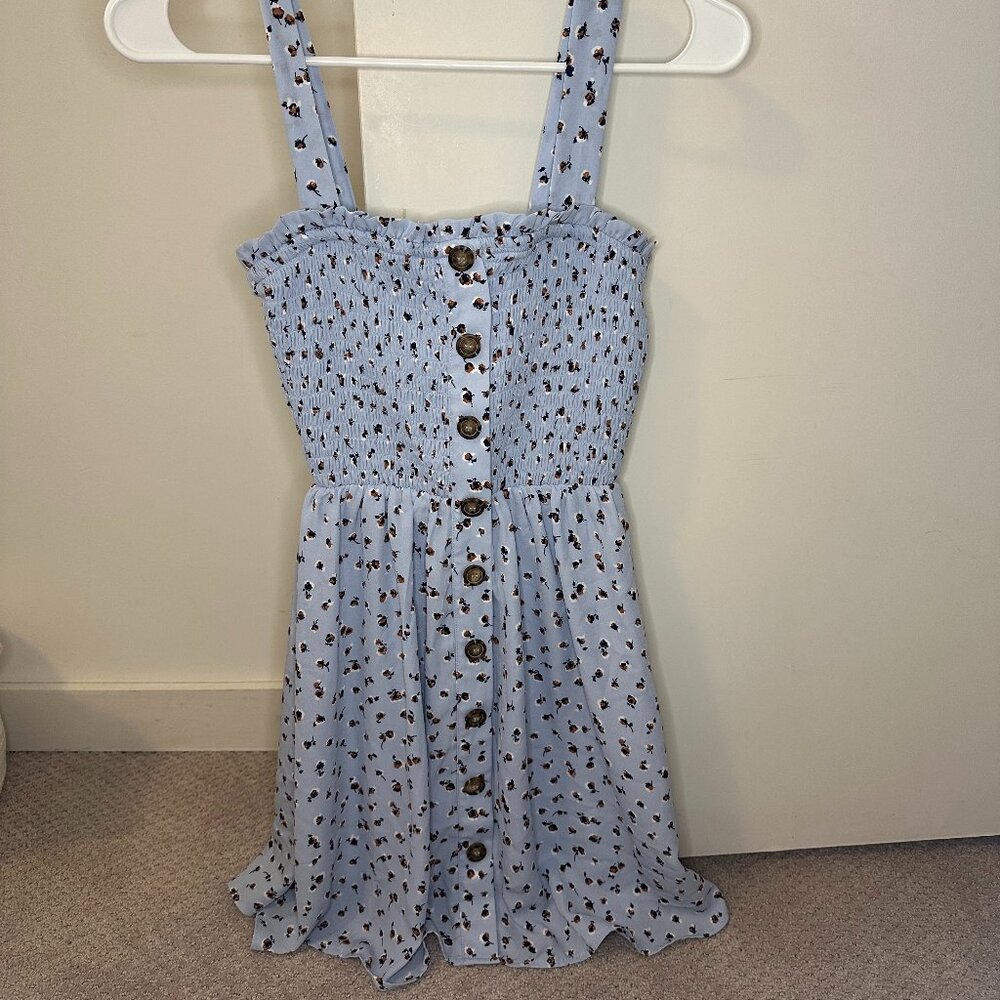 Sienna Sky Blue Flowy Dress